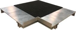 Randoplossing binnenhoek incl. rubberpad t.b.v. verstelbare tegeldrager (27 t-m 470mm)