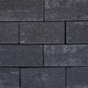 Sierbetonklinker Drive 21x10,5x8cm Night Zwart/Grijs