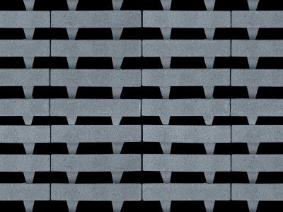 Aqua Bricks waterpasserend 10x30x8cm zwart 40% open