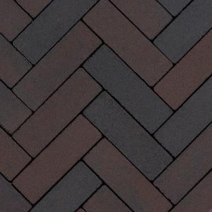 Sierbetonklinker Lyon 21x6,8x8cm Mangaan genuanceerd