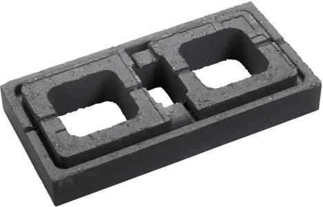 Globe muurelement L 60x30x9cm Antraciet