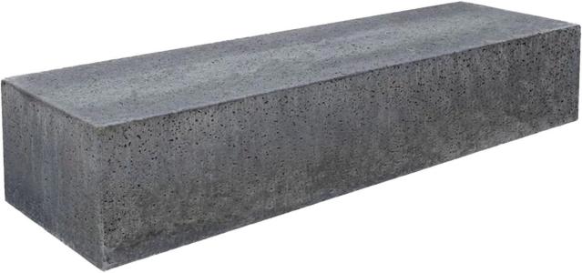 Schellevis Oud Hollandse zitelement 200x60x40cm Antraciet