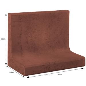 L-Element 50x40x60cm Corten