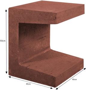 U-Element 40x40x50cm Corten