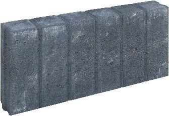 Blokjesband 8x25x50cm Zwart