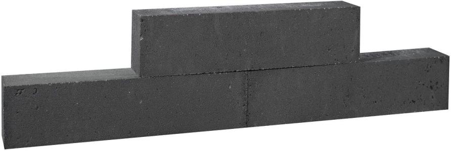 Forto Walling 60x10x10cm Zwart
