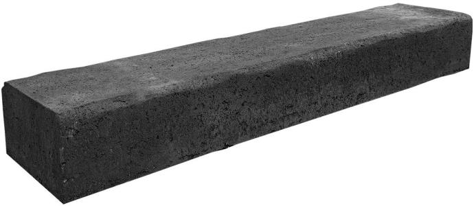 Retro Betonbiels 100x20x12cm Zwart
