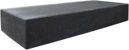 Traptrede massief 18x40x100cm Zwart