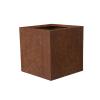 GL Bloembakken 60x60x60cm Cortenstaal