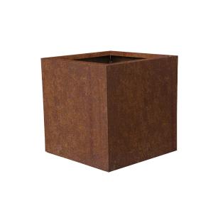 GL Bloembakken 60x60x60cm Cortenstaal