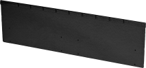 Zwarte kantopsluiting Flex 300x16,5x0,2cm