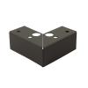 Potenset 5cm hoog Antraciet TBV GL Bloembakken (Incl bevestigingsmateriaal)