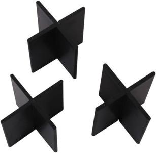 Voegkruis herbruikbaar Zwart 3mm 50x55mm (50st.)