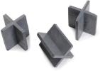 Voegkruis herbruikbaar Zwart 5mm 50x55mm (50st.)