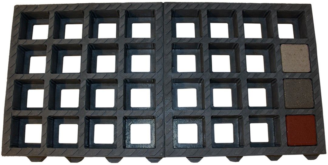 Betonsteen ECO Grates 7,4x7,4x4,8cm Zwart