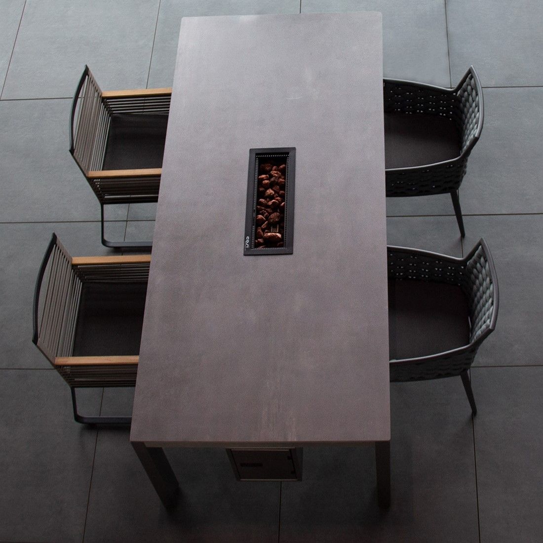 Cera3line 60x60x3cm Downtown Anthracite