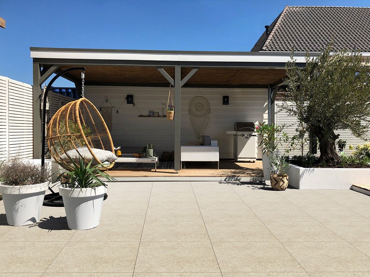 Ceramica Lastra 120x120x2cm Boost Stone Cream