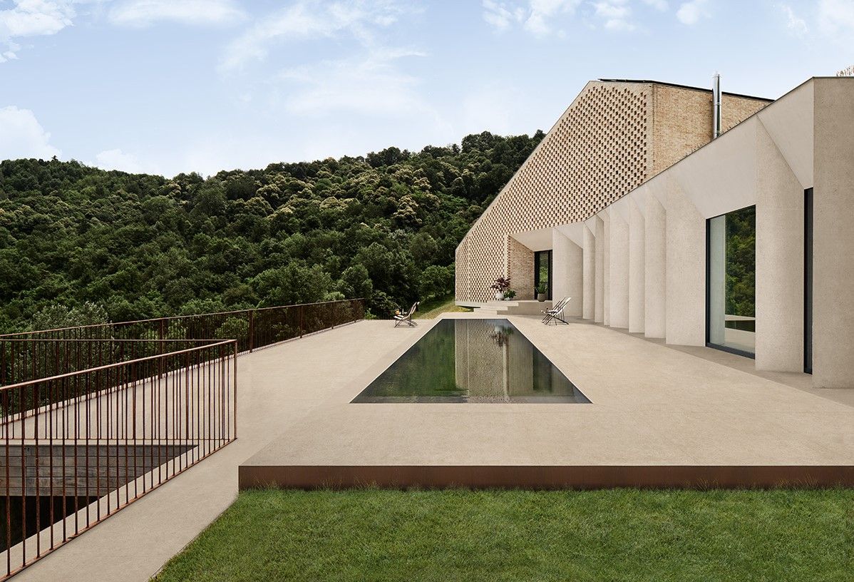 Ceramica Lastra 120x120x2cm Boost Stone Cream