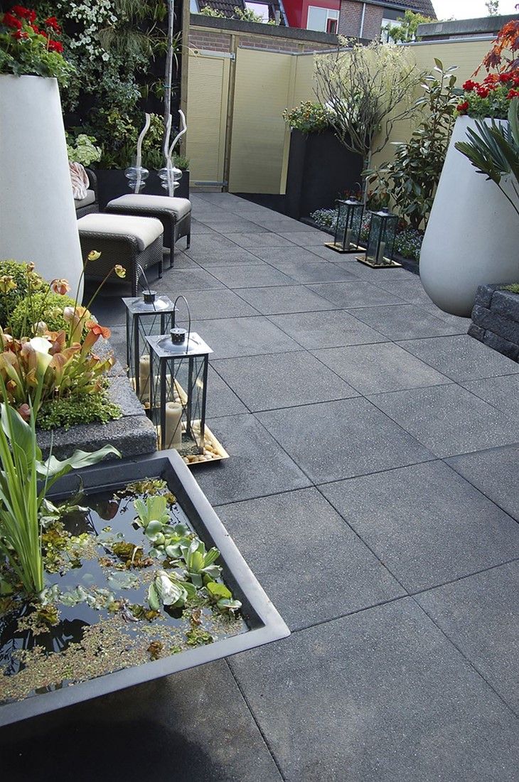 Granulati Grigio Scuro 60x60x6cm Donkergrijs