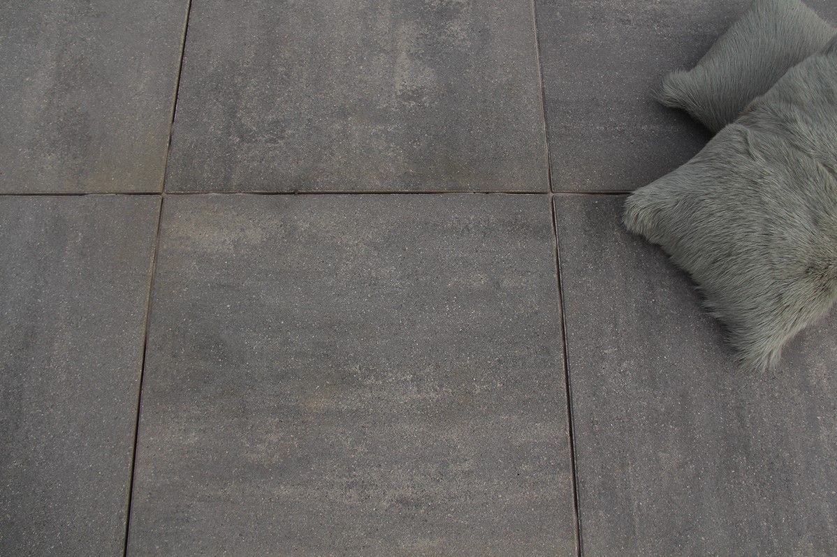 Facetto 60x60x4,7cm Fortland Midden Grijs genuanceerd