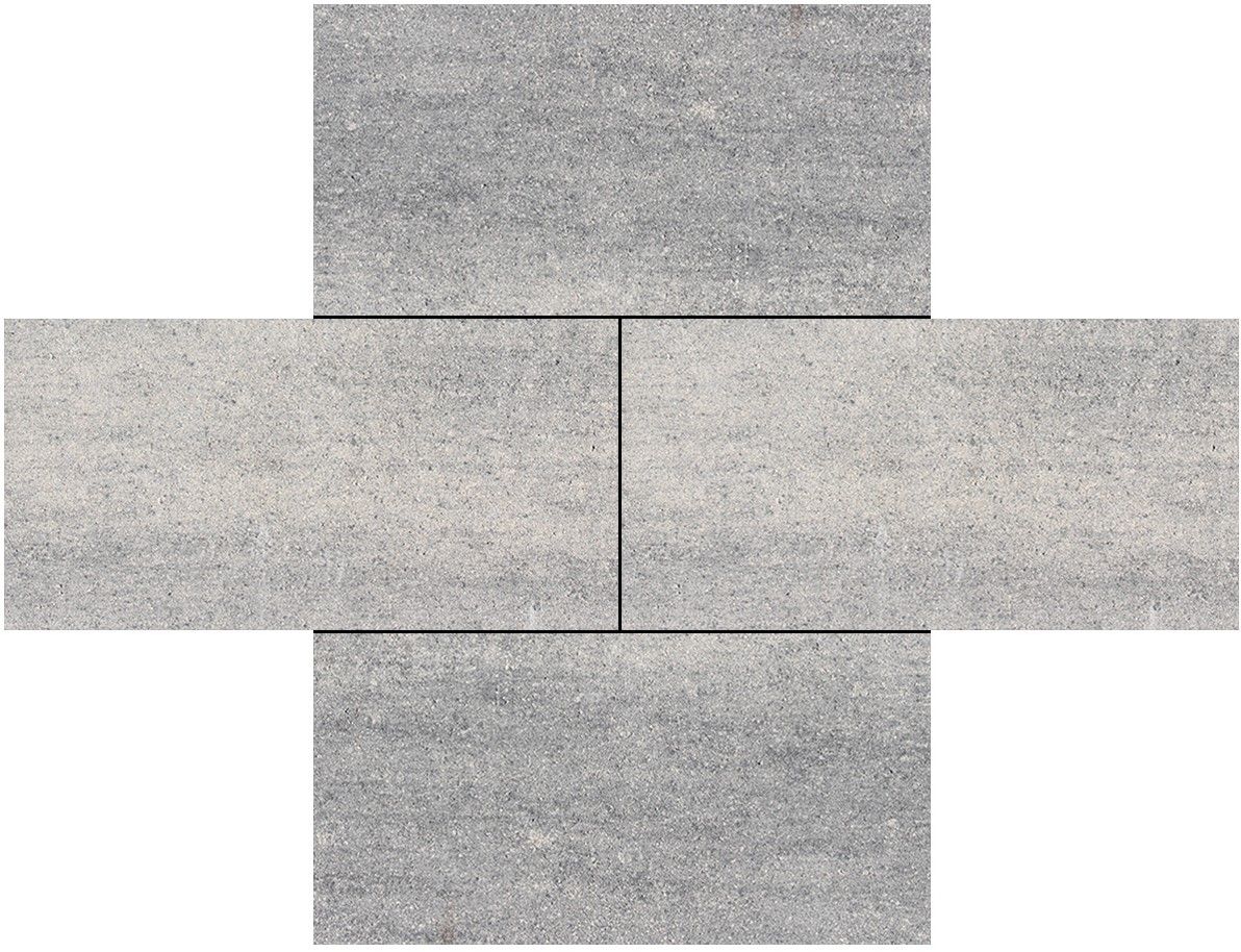 Cottage Stones 30x60x4cm Kent Wit-Grijs genuanceerd