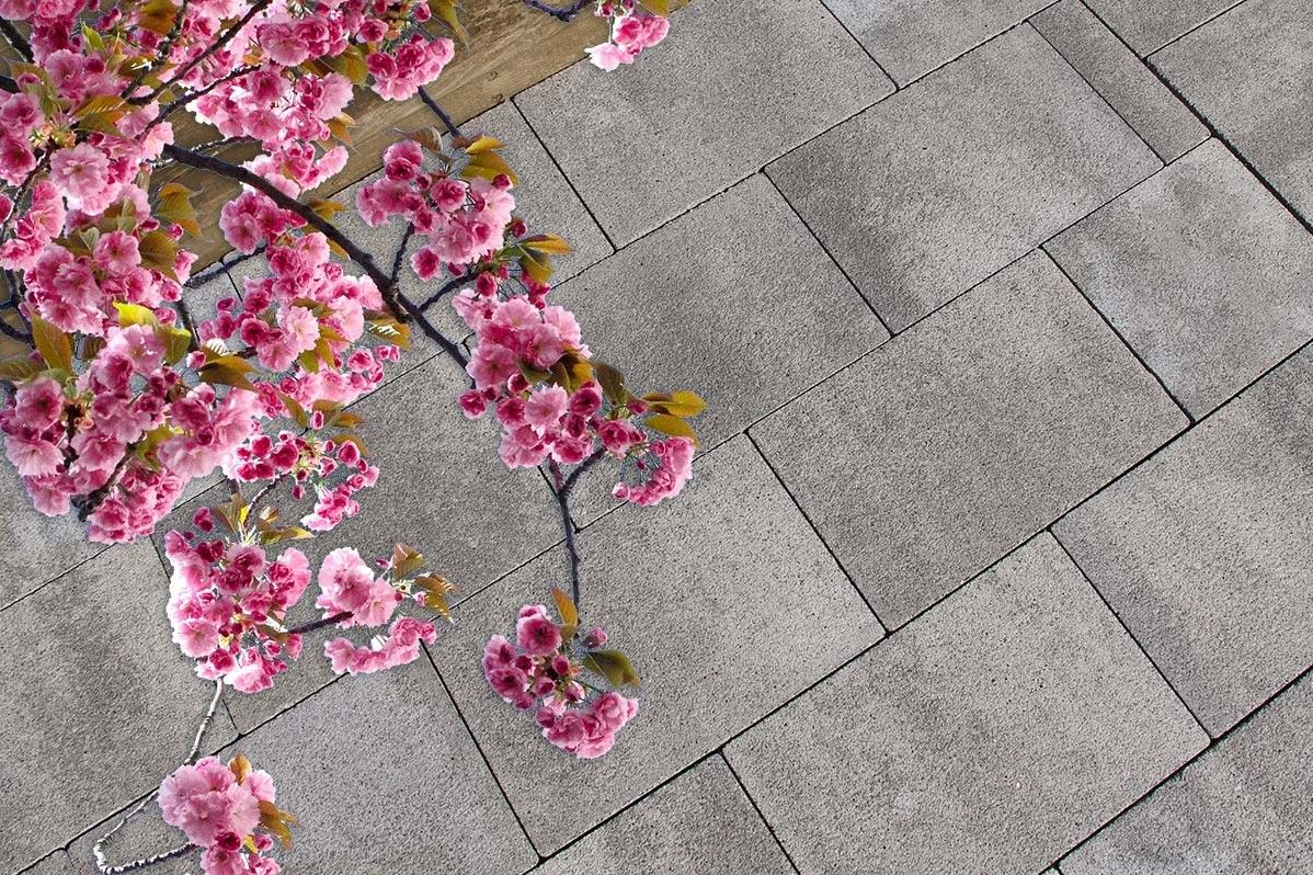 Granulati Grigio Misto 20x30x6cm Grijs/Zwart