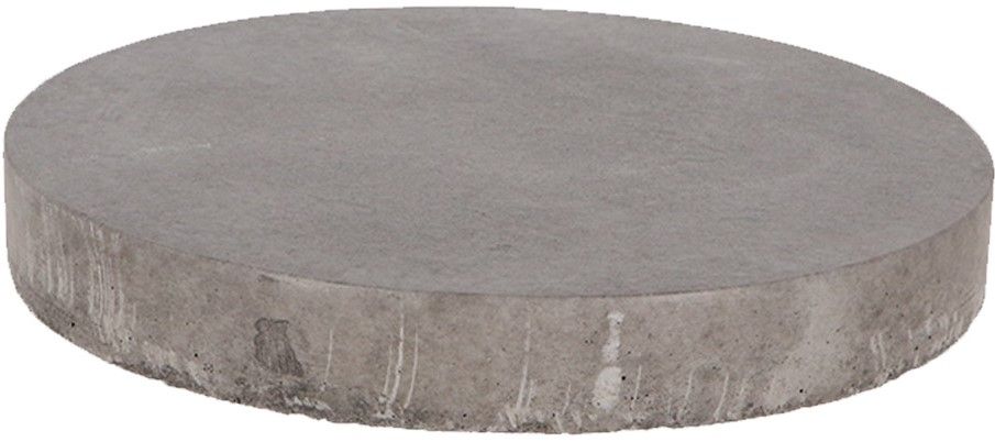 Schellevis Oud Hollandse tegel rond Ø100x8cm Grijs