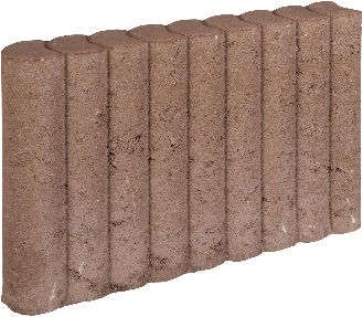 Rondo Palissadeband 8x35x50cm Bruin