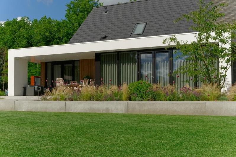 Schellevis Oud Hollandse zitelement 200x60x40cm Carbon