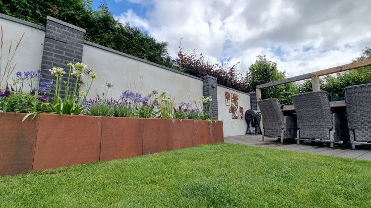 L-Element 50x30x40cm Corten