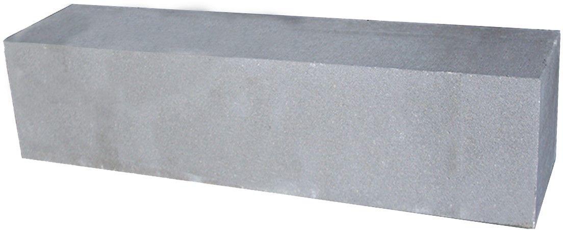 Palissade block 60x15x15cm Grijs