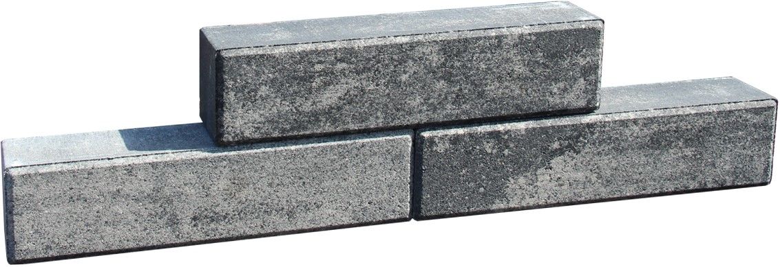 Decor Block 40x10x10cm Grijs/Zwart