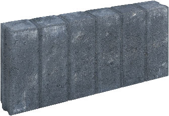 Blokjesband 8x25x50cm Zwart