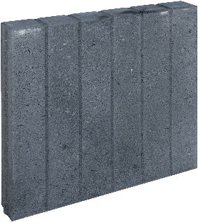 Blokjesband 8x50x50cm Zwart