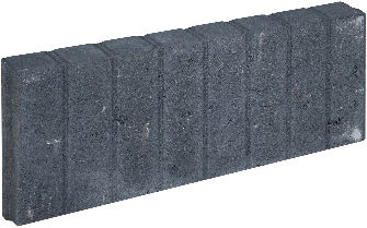 Mini Blokjesband 6x20x50cm Zwart