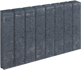 Mini Blokjesband 6x35x50cm Zwart