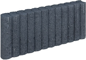 Mini Palissadeband 6x25x50cm Zwart
