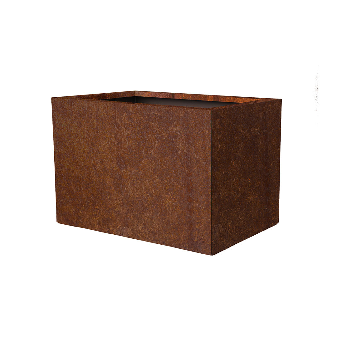GL Bloembakken 90x60x60cm Cortenstaal