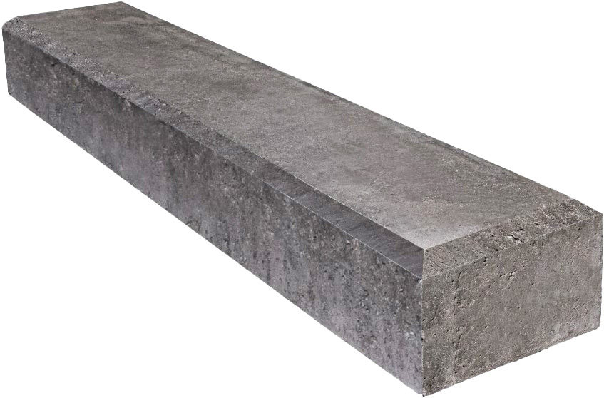 Schellevis Oud Hollandse betonbiels 100x20x12cm Antraciet