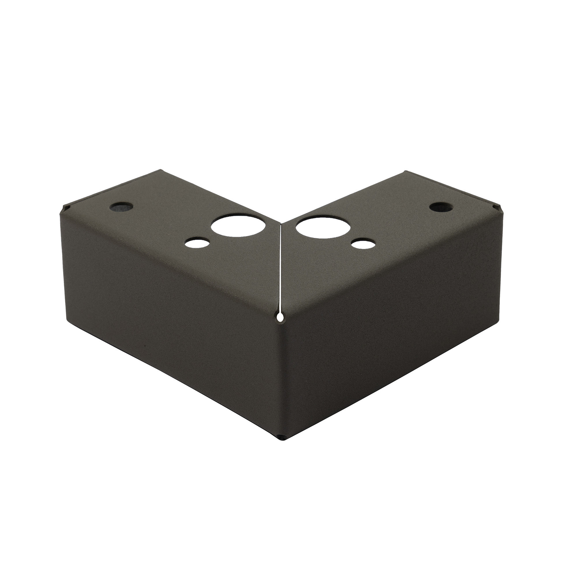 Potenset 5cm hoog Antraciet TBV GL Bloembakken (Incl bevestigingsmateriaal)