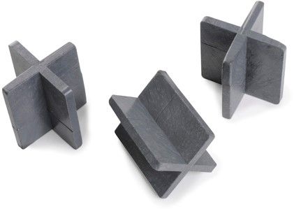 Voegkruis herbruikbaar Zwart 5mm 50x55mm (50st.)